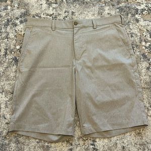 Khaki Mens Grandslam golf shorts